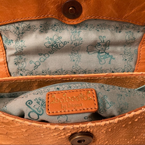 Babee D Clutch Purse Tan Yellow Snakeskin Bundle - Picture 6 of 13